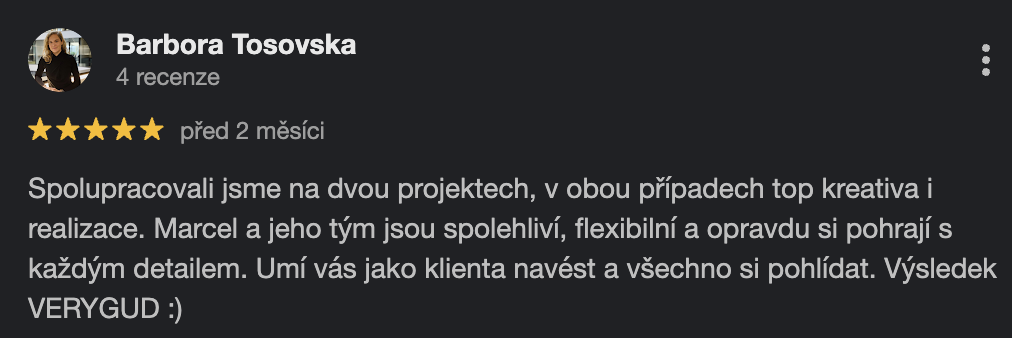 Recenze Barbora Tošovská